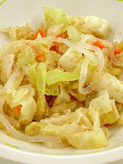 イカとたくあんの和え物☆給食メニュー-レシピのメイン写真