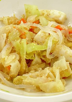 イカとたくあんの和え物☆給食メニュー-レシピのメイン写真