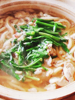 うどん☆ピリ辛スタミナ豚肉うどん☆鍋-レシピのメイン写真