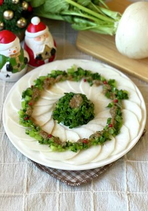 【 クリスマスレシピ】かぶのカルパッチョ-レシピのメイン写真