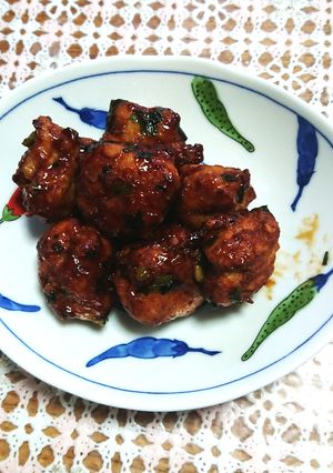 里芋とひき肉の団子揚げ-レシピのメイン写真