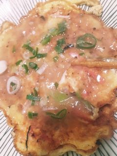 簡単カニ玉あんかけ-レシピのメイン写真