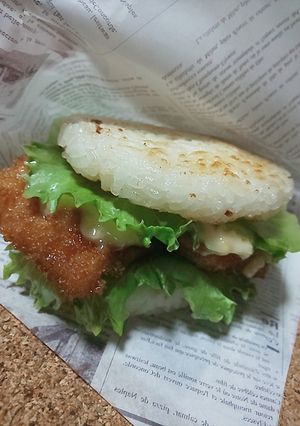 メカツのライスバーガー-レシピのメイン写真