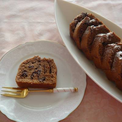 ふわっサクッ♪簡単チョコパウンドケーキ