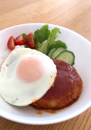 お手軽絶品ソースで☆ロコモコ丼-レシピのメイン写真