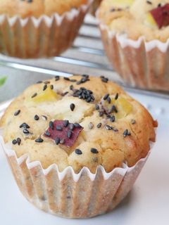 【vegan】米粉のさつまいもマフィン-レシピのメイン写真