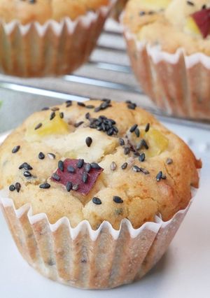 【vegan】米粉のさつまいもマフィン-レシピのメイン写真