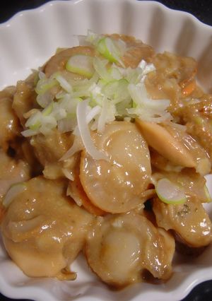 酒の肴☆帆立の酢味噌和え-レシピのメイン写真