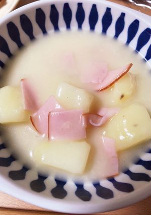 じゃがいもとハムだけのシチュー-レシピのメイン写真
