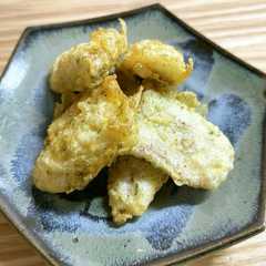 รูปของ カマス（かます）の磯辺揚げ～魚の駅生地～
