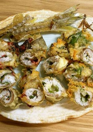 カマスの梅しそ巻き＆チーズしそ巻き-レシピのメイン写真