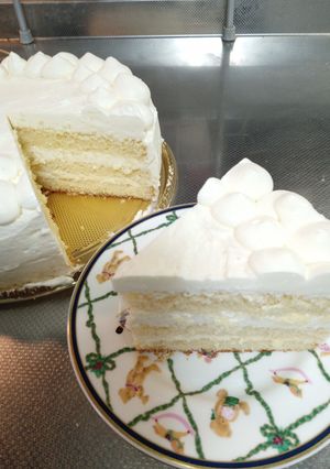 チーズクリームのデコレーションケーキ-レシピのメイン写真