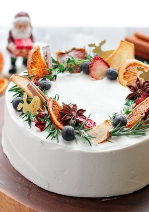 自家製コンフィチュールのクリスマスケーキ-レシピのメイン写真