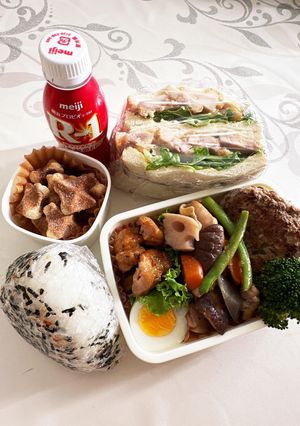 塾弁（昼、夕方軽食）2023.12.2-レシピのメイン写真