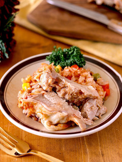 Xmasに♡炊飯器で簡単チキンライス-レシピのメイン写真