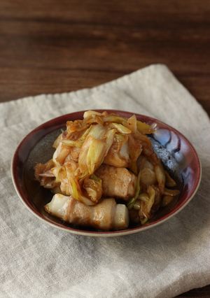 長ネギソースで食べる【餅の豚肉巻き】-レシピのメイン写真