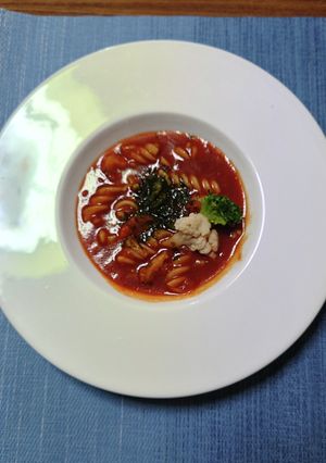 ヨウサマの減塩おやじのミネストローネ-レシピのメイン写真