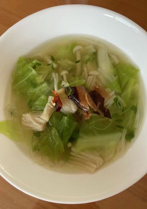 えのきとキャベツのスープ-レシピのメイン写真