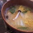 白菜・しめじ・白ねぎのみそ汁