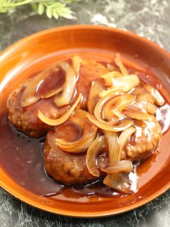 簡単!汁だく照り焼きハンバーグ-レシピのメイン写真