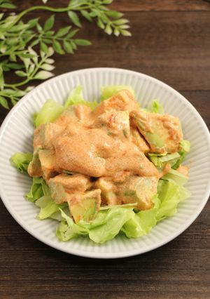 簡単！アボカドのめんたいサラダ-レシピのメイン写真