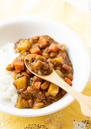節分豆が余ったら！煎り大豆のお豆カレー-レシピのメイン写真