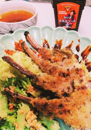 #クリスマス ラムチョップの香草焼き-レシピのメイン写真