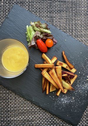 トロトロチーズソースでさつま芋ディップ-レシピのメイン写真