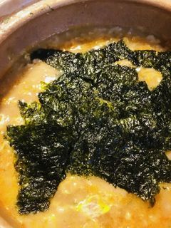 鍋の〆●韓国海苔と玉子の雑炊-レシピのメイン写真