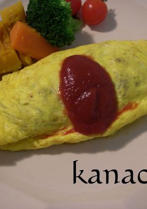材料これだけ？？母のオムレツ。-レシピのメイン写真