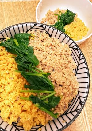 こどももパクパク鶏そぼろ丼-レシピのメイン写真