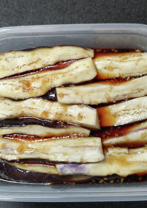 蒸し茄子【保存食】-レシピのメイン写真