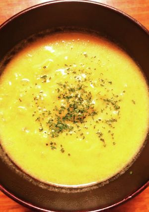 ストウブ鍋 ひょうたんカボチャ スープ-レシピのメイン写真
