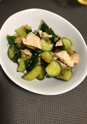 高タンパク質鶏ムネきゅうり-レシピのメイン写真