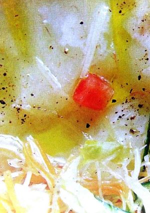 真鯛のカルパッチョ！刻み野菜のせ☆-レシピのメイン写真