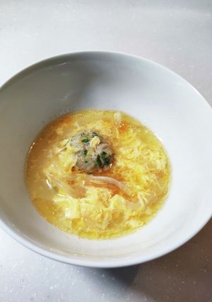 残った餃子の具で…！ つみれスープ-レシピのメイン写真