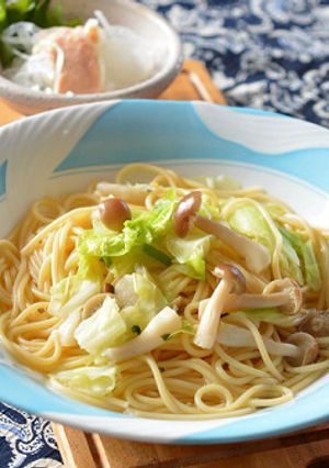 永谷園お吸い物の素「はま吸い」でパスタ♪-レシピのメイン写真