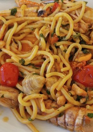 魚介のタリオリーニ-レシピのメイン写真