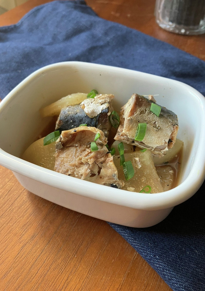 作り置きサバ缶大根煮込み　レンジで簡単-レシピのメイン写真