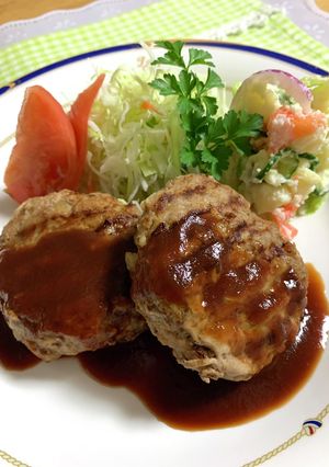 我が家のハンバーグ♪-レシピのメイン写真