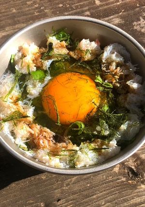 ▲山ごはん▲生カニ玉丼-レシピのメイン写真
