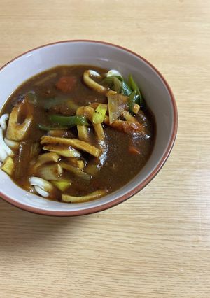 【一品料理】カレーの〆！時短カレーうどん-レシピのメイン写真
