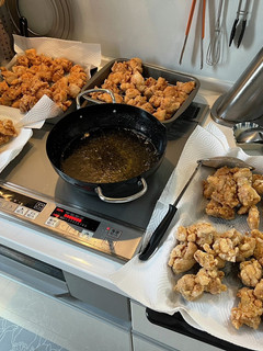 IHで作る鶏胸肉の唐揚げ(1-2kg用)-レシピのメイン写真