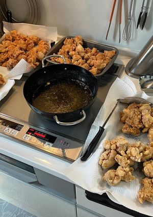IHで作る鶏胸肉の唐揚げ(1-2kg用)-レシピのメイン写真