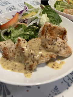鶏ムネ肉ソテー☆ハニーマスタードソース-レシピのメイン写真
