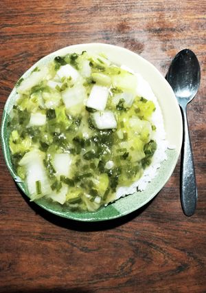 白菜の葱生姜餡掛けご飯-レシピのメイン写真