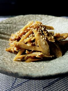 ワンパン!豚こまで!ごぼう入りしぐれ煮-レシピのメイン写真