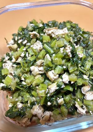 かぶの葉と薄揚げの炒め物-レシピのメイン写真