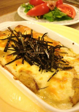 カルボ餅グラタン♪-レシピのメイン写真