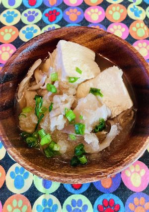 大根消費●ほったらかし！お豆腐のおろし煮-レシピのメイン写真